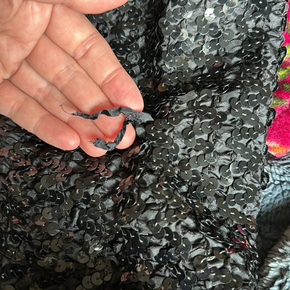 VINTAGE 1960s sequined Philippe Tournaye for Rembrandt cropped blazer jacket - Picture 7 of 8